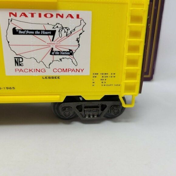 M.T.H. ELECTRIC TRAIN O SCALE REFRIGERATOR NATIONAL CAR COMPANY MT-9402L - Picture 3 of 8